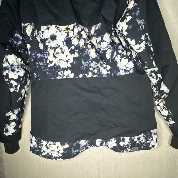 Women's ROXY Presence True Black FlowersParka Insulated Snow Jacket Coat | Sz: M - Picture 10 of 16
